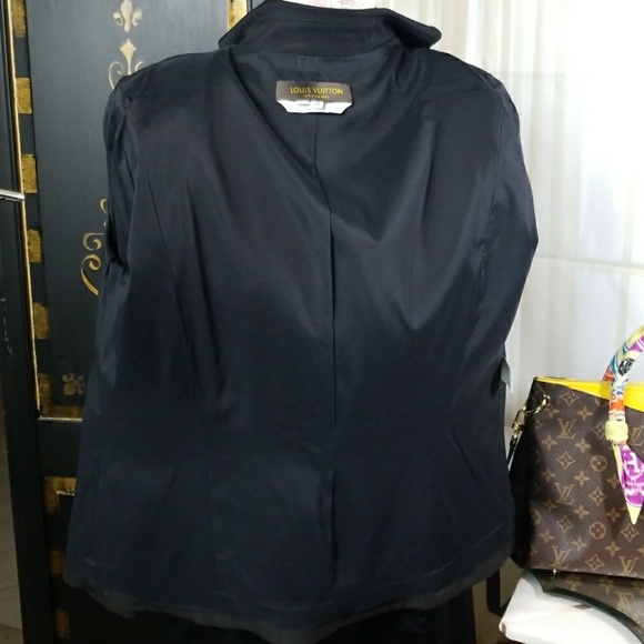 ⬇️PRICE DROP⬇️👜Louis Vuitton Black Trim Blazer 48 - Picture 6 of 8